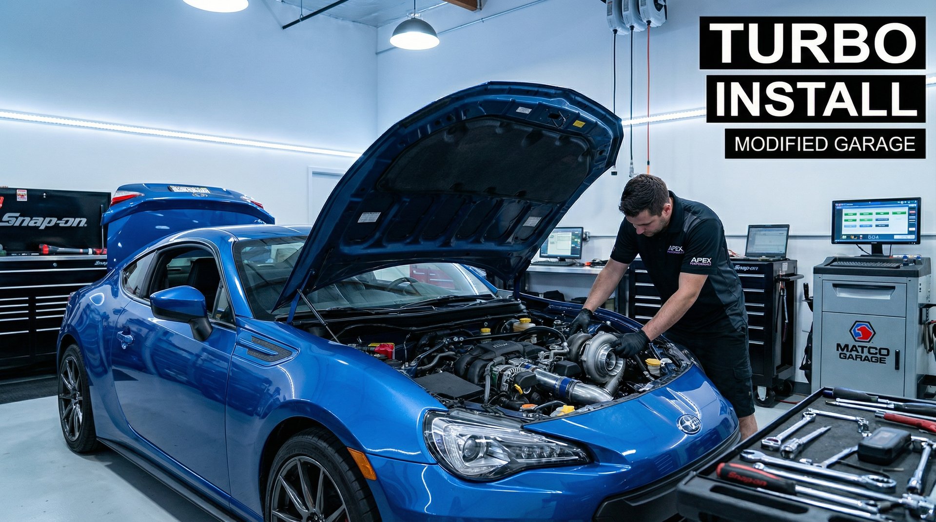 四虎跑车涡轮改装视频教程